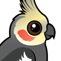 Cute Cockatiel by Birdorable