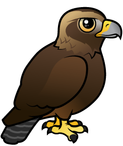 Cute Golden Eagle by Birdorable