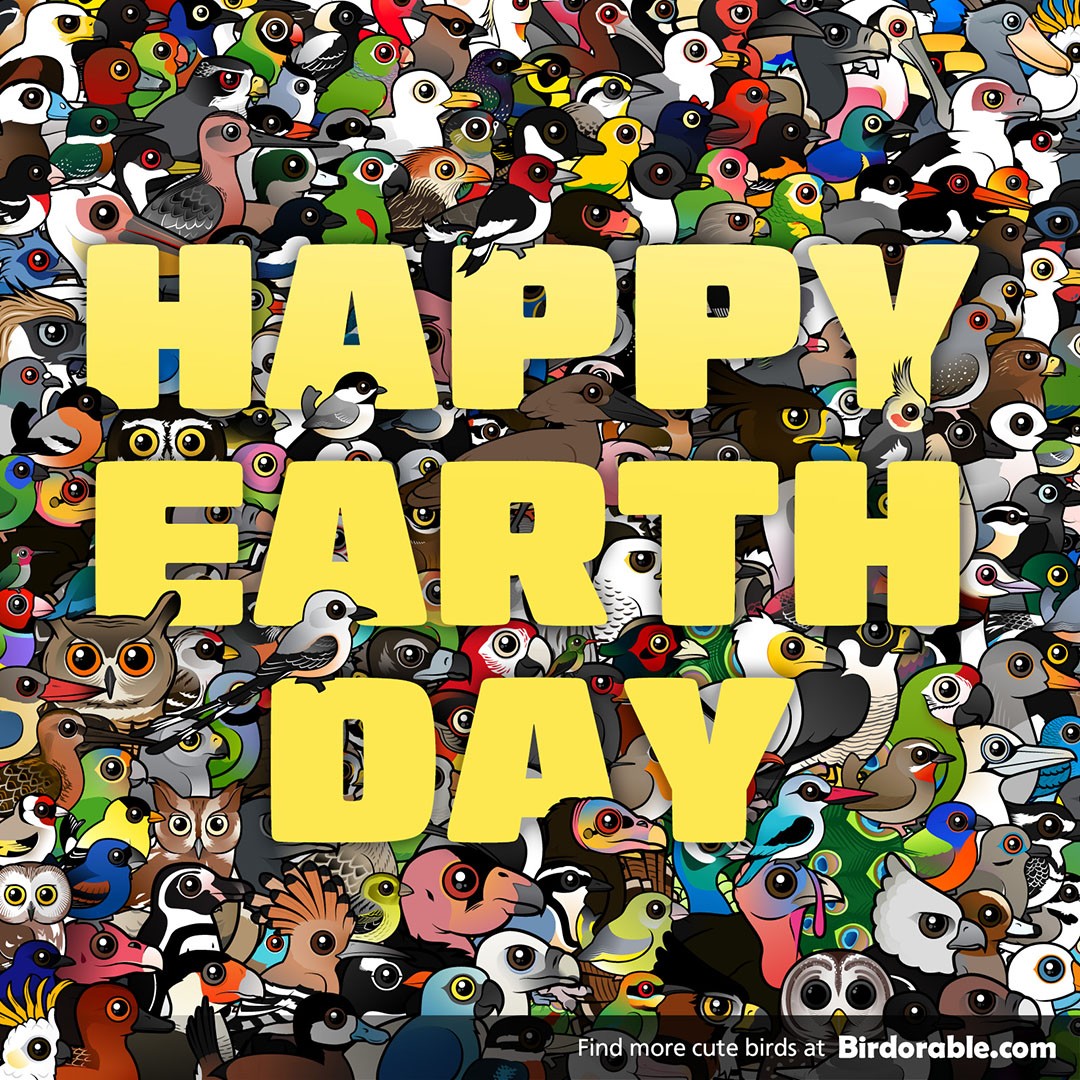 Celebrate Earth Day with Birdorable Shareable Graphics